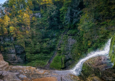 The Edge of Lucifer Falls, Robert H. Treman State Park