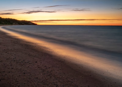 Sunset over the Long Island Sound, Sunken Meadow Park